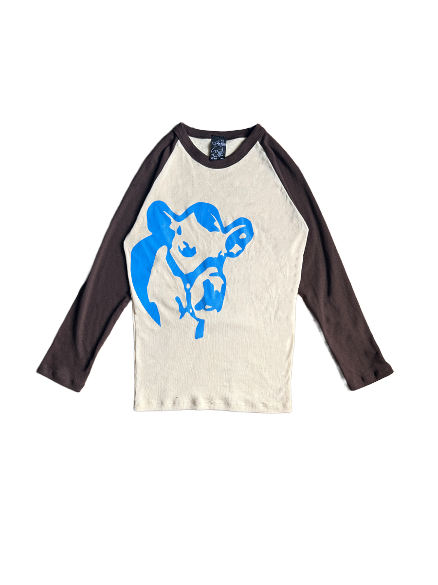 BOVINE WOMENS RAGLAN LARGE
