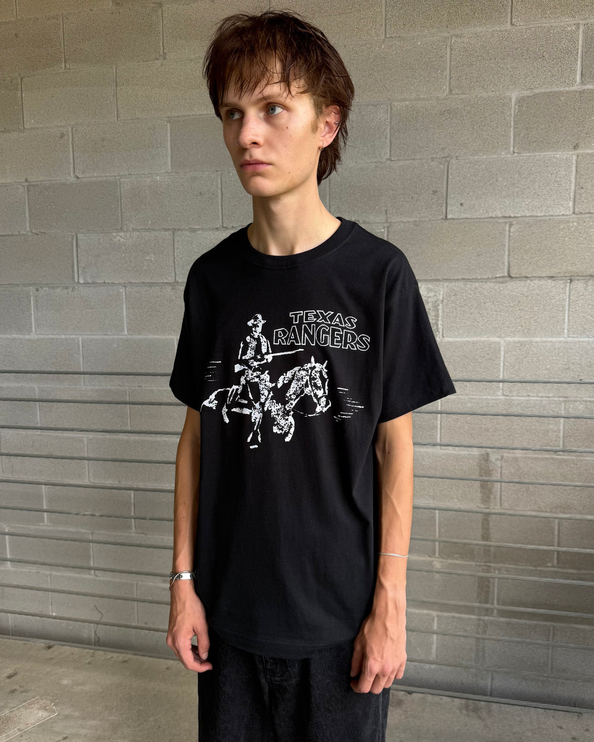 TEXAS RANGERS TEE (VNTG BLK)