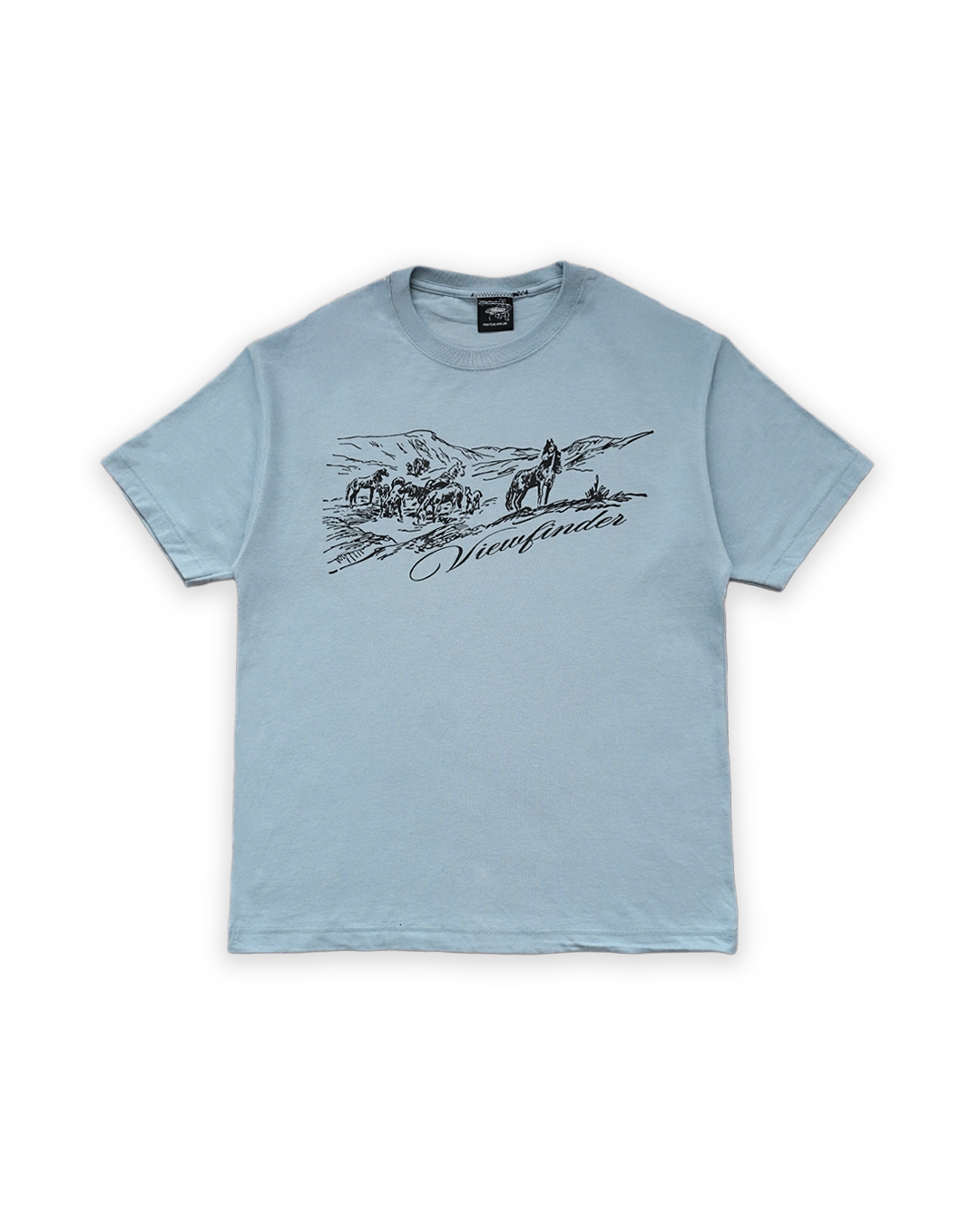 'panorama' tee (ice blue)