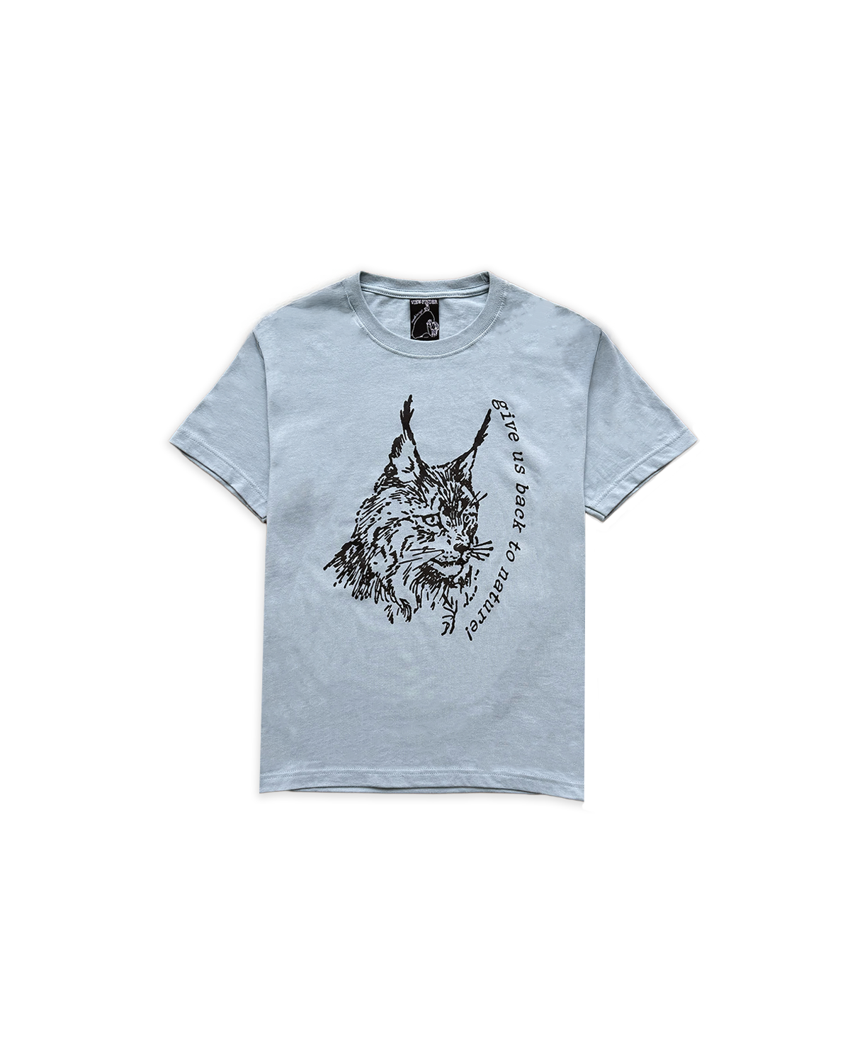 'back to nature!' tee (sky)