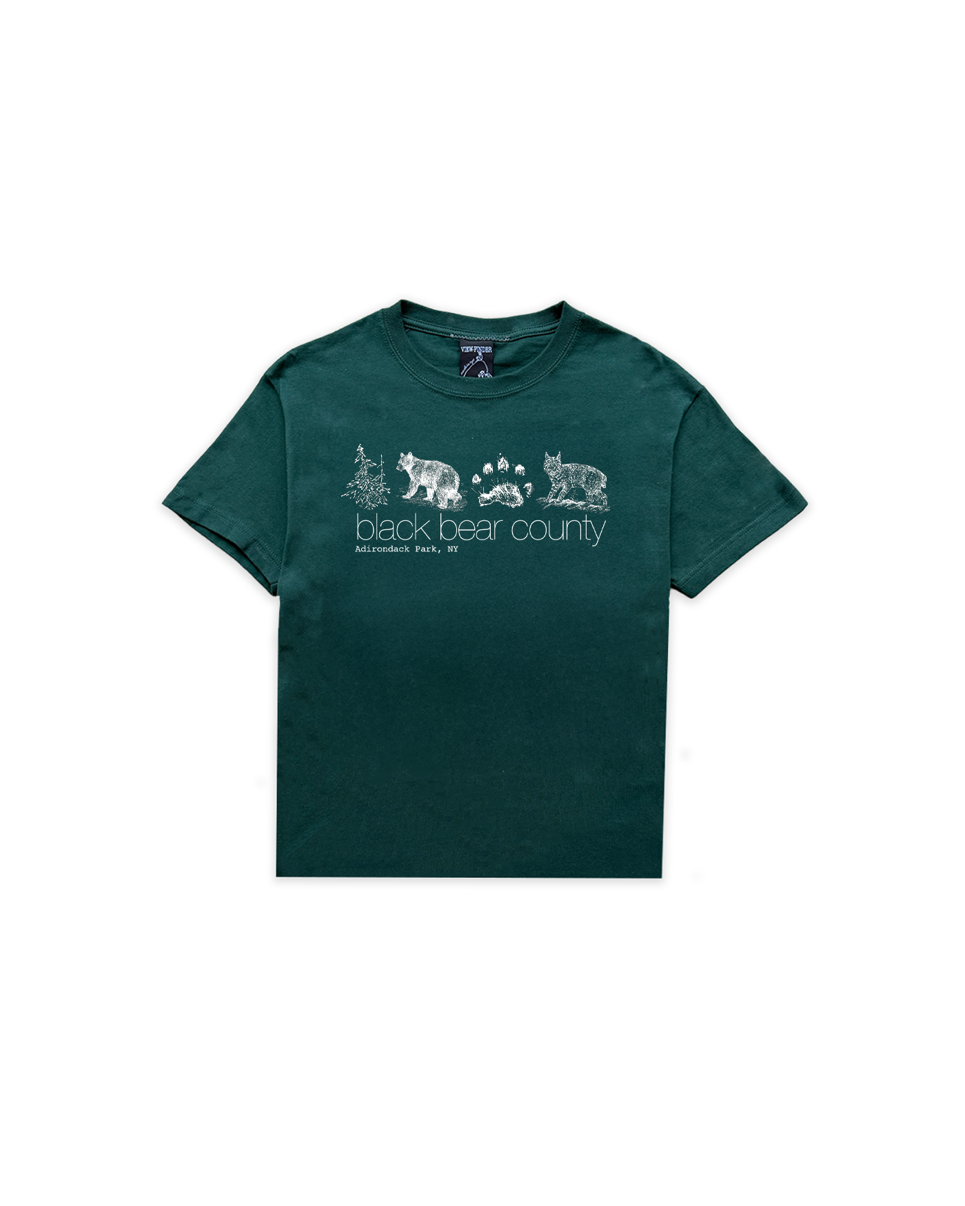 'black bear county' tee (forest)