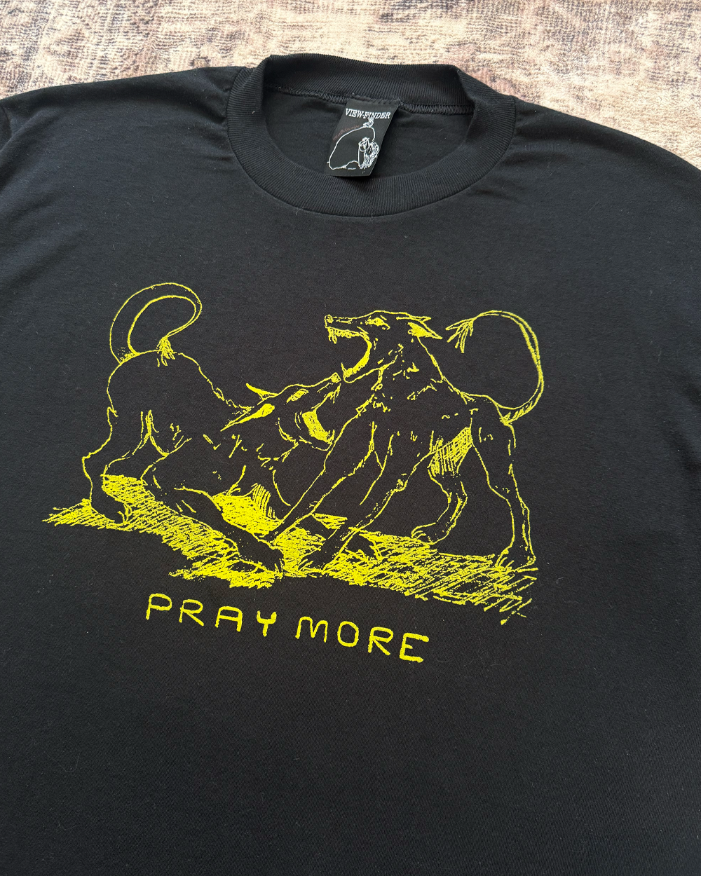 'pray' tee (black)