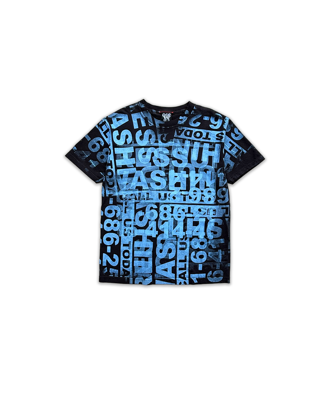pressure wash tee black
