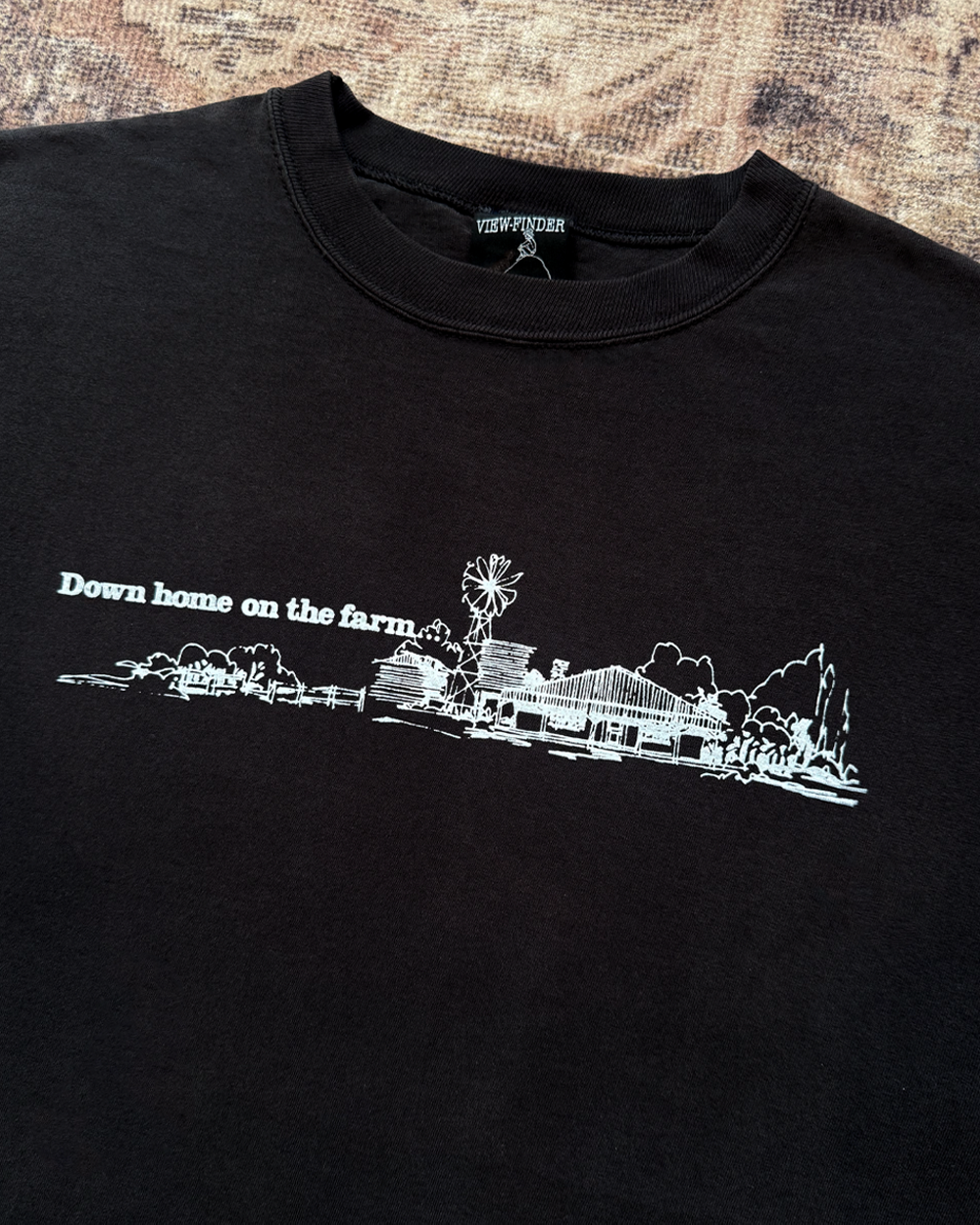 'farm' tee (faded black)