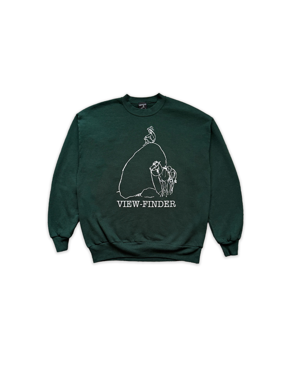 'cowboy' crewneck (forest green)