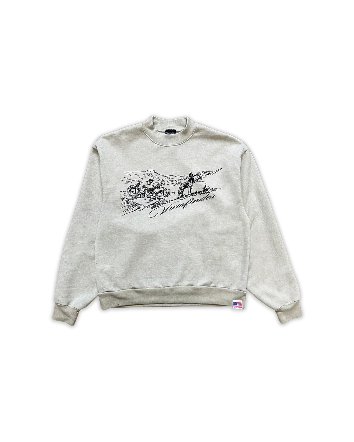 panorama made-in-USA sample crewneck