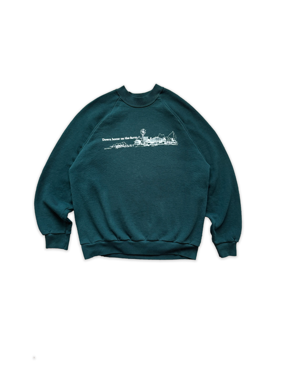 'farm' crewneck (deep green)