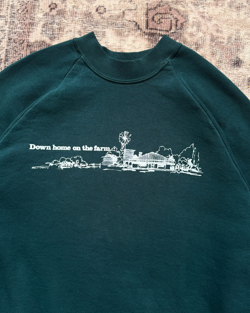 'farm' crewneck (deep green)