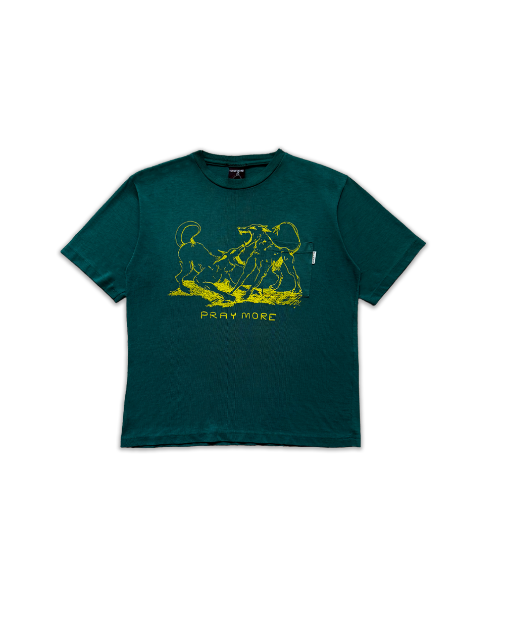 'pray' tee (forest green)