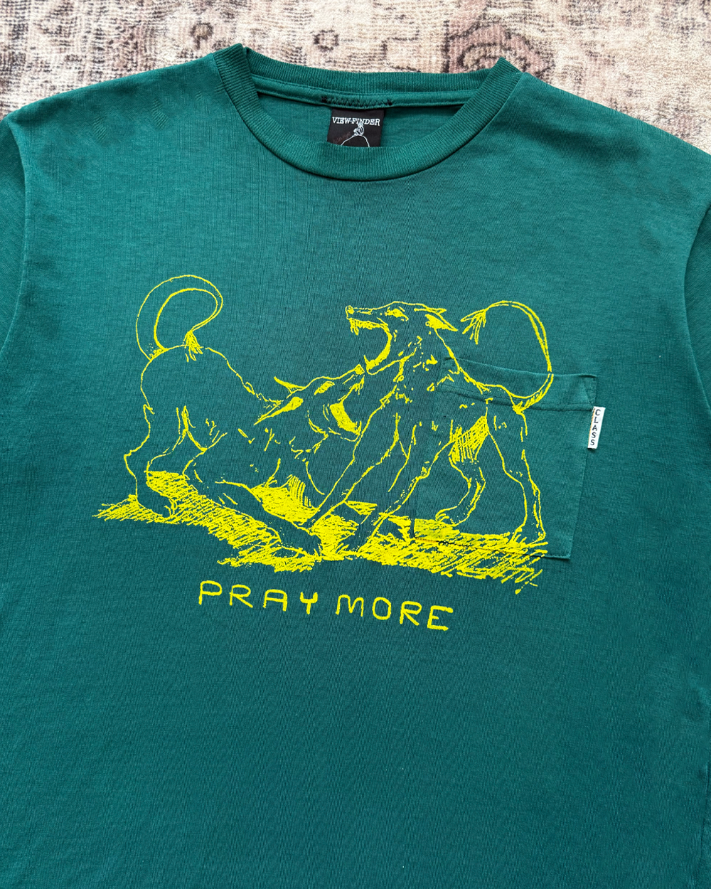 'pray' tee (forest green)