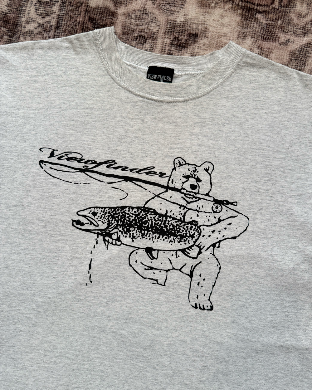 'barrel fishing' tee (heather grey)