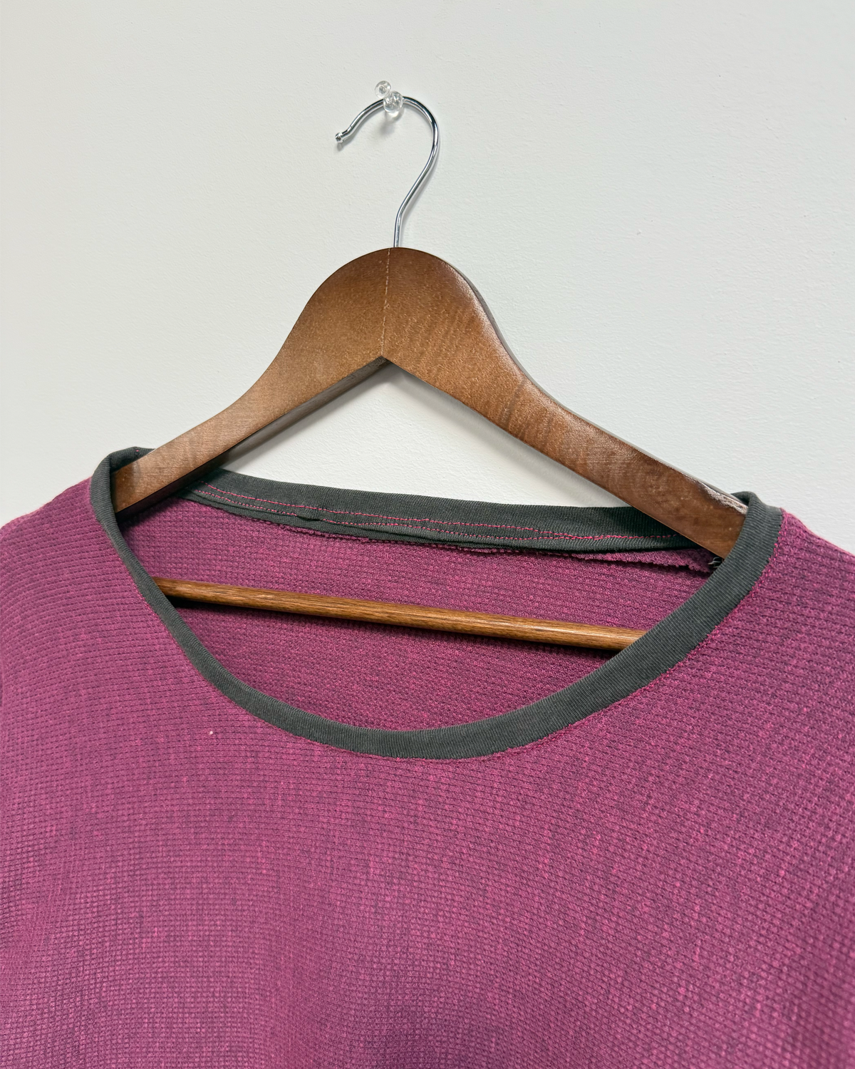 layered longsleeve sample (magenta/grey)