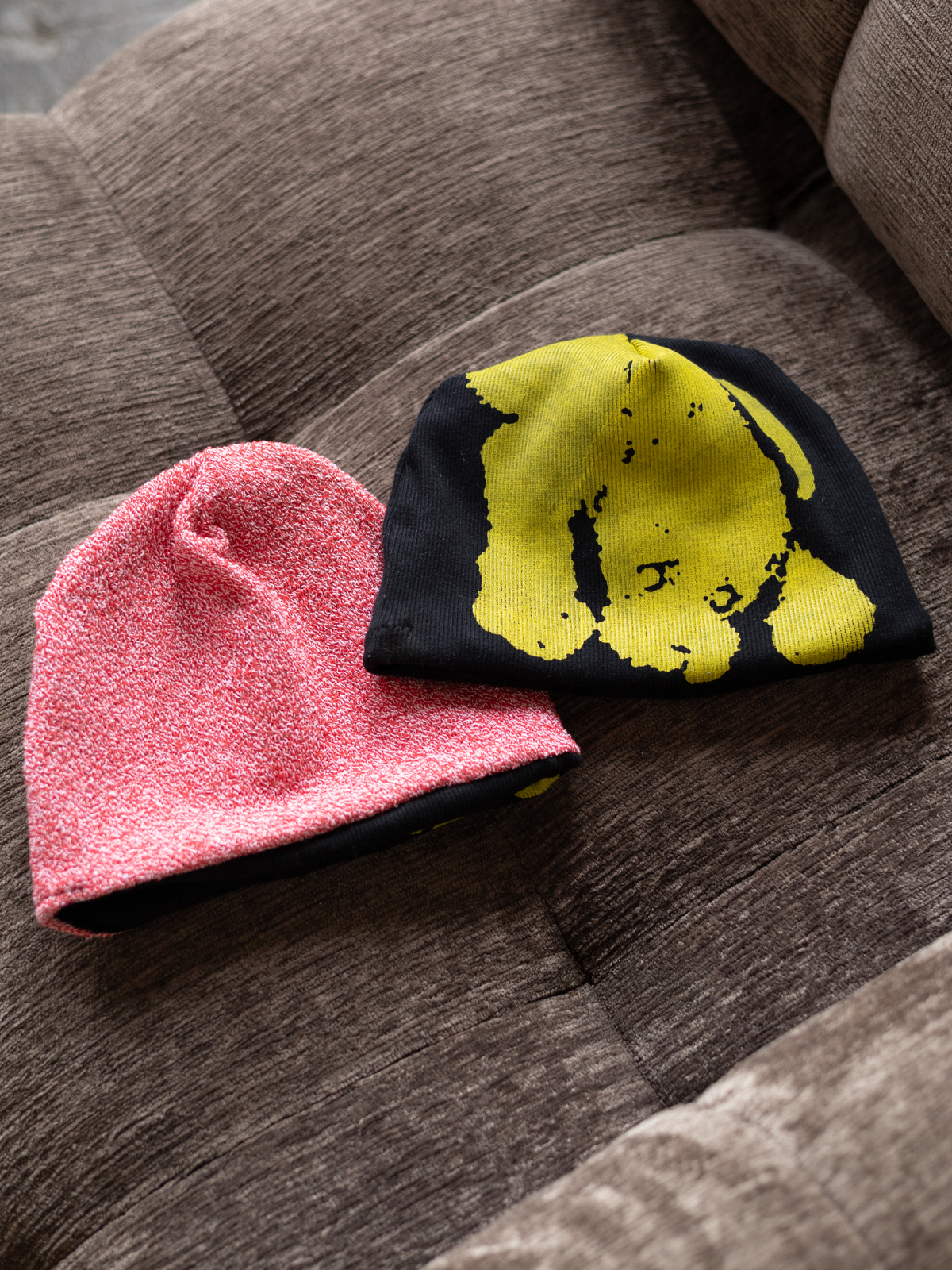 reversible nantucket loop beanie (made in studio)