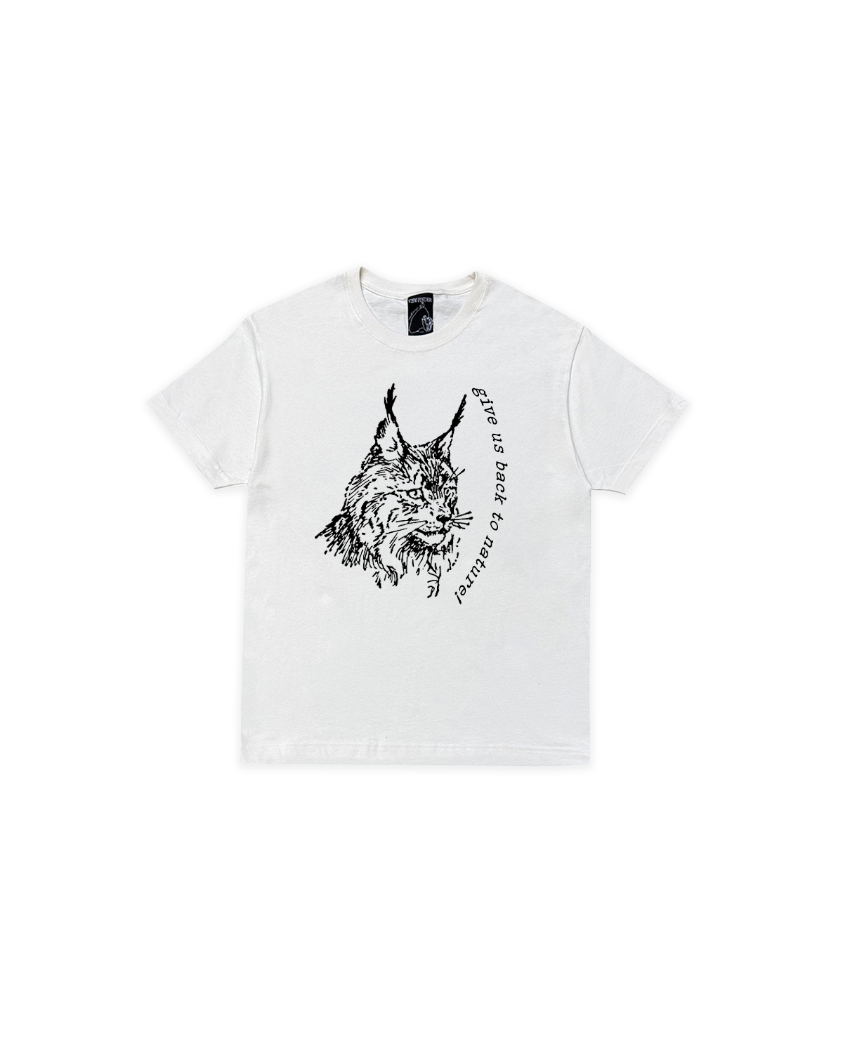 'back to nature!' tee (natural cotton)