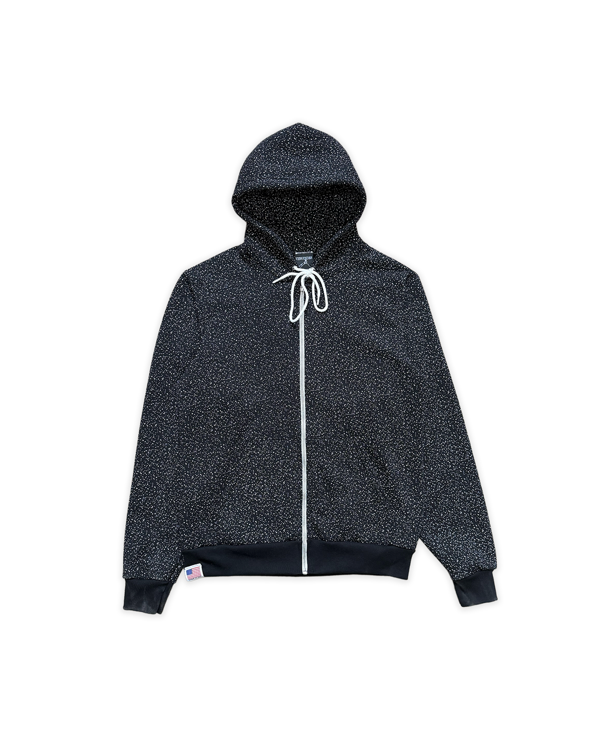 'pray' Made-in-USA zipup sample