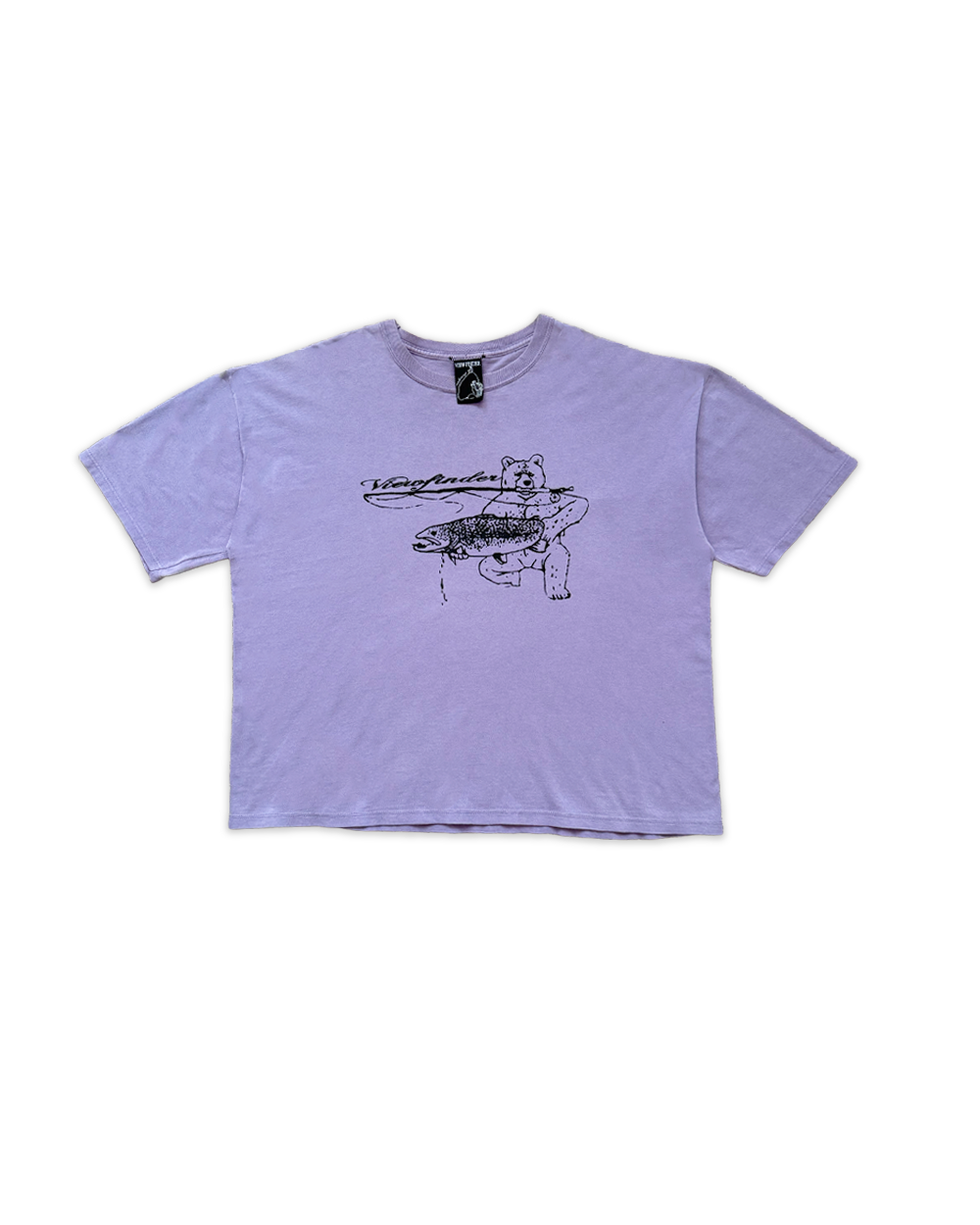 'barrel fishing' tee (purple)
