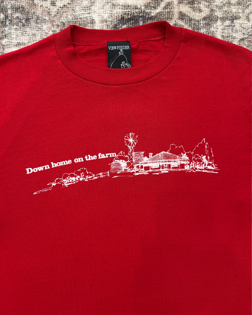 'farm' tee (red)